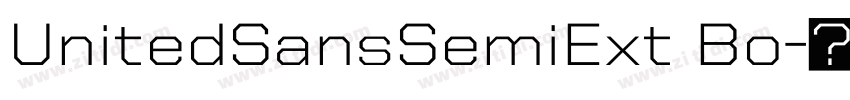 UnitedSansSemiExt Bo字体转换